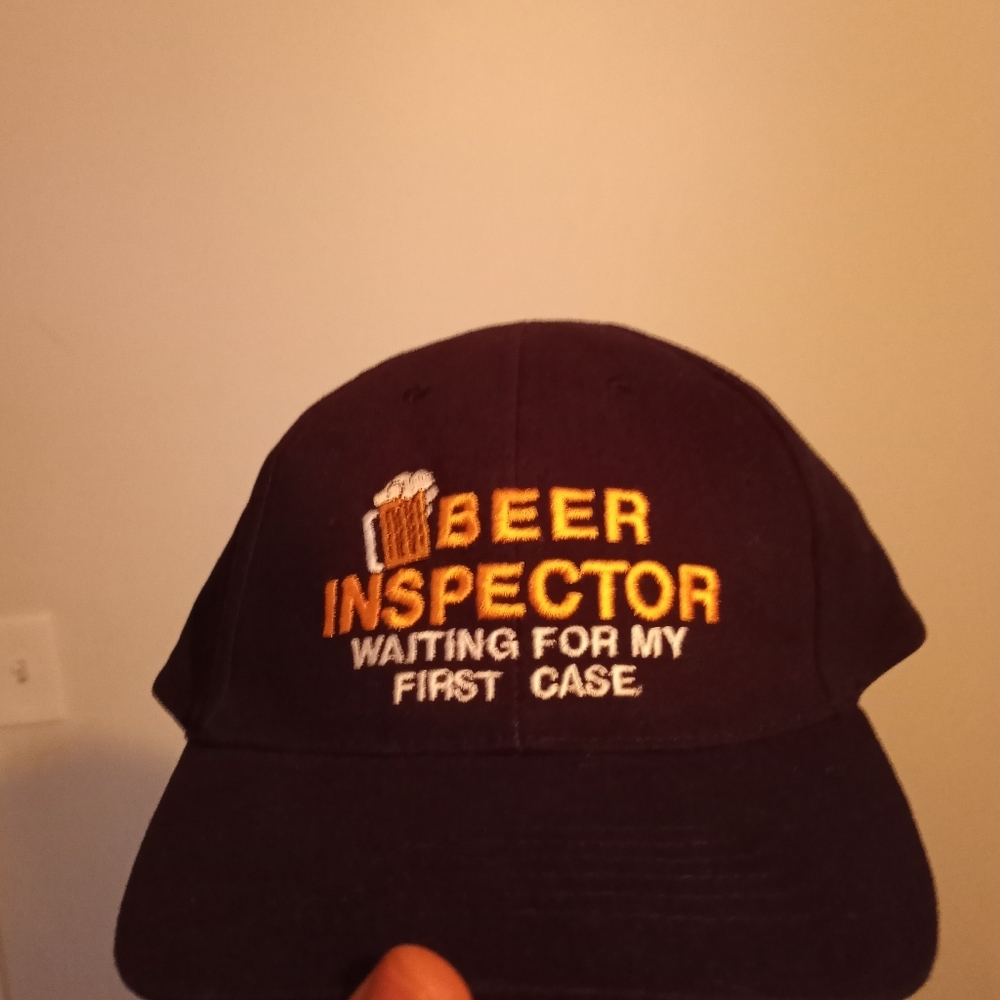 NEW Mens Beer inspector hat